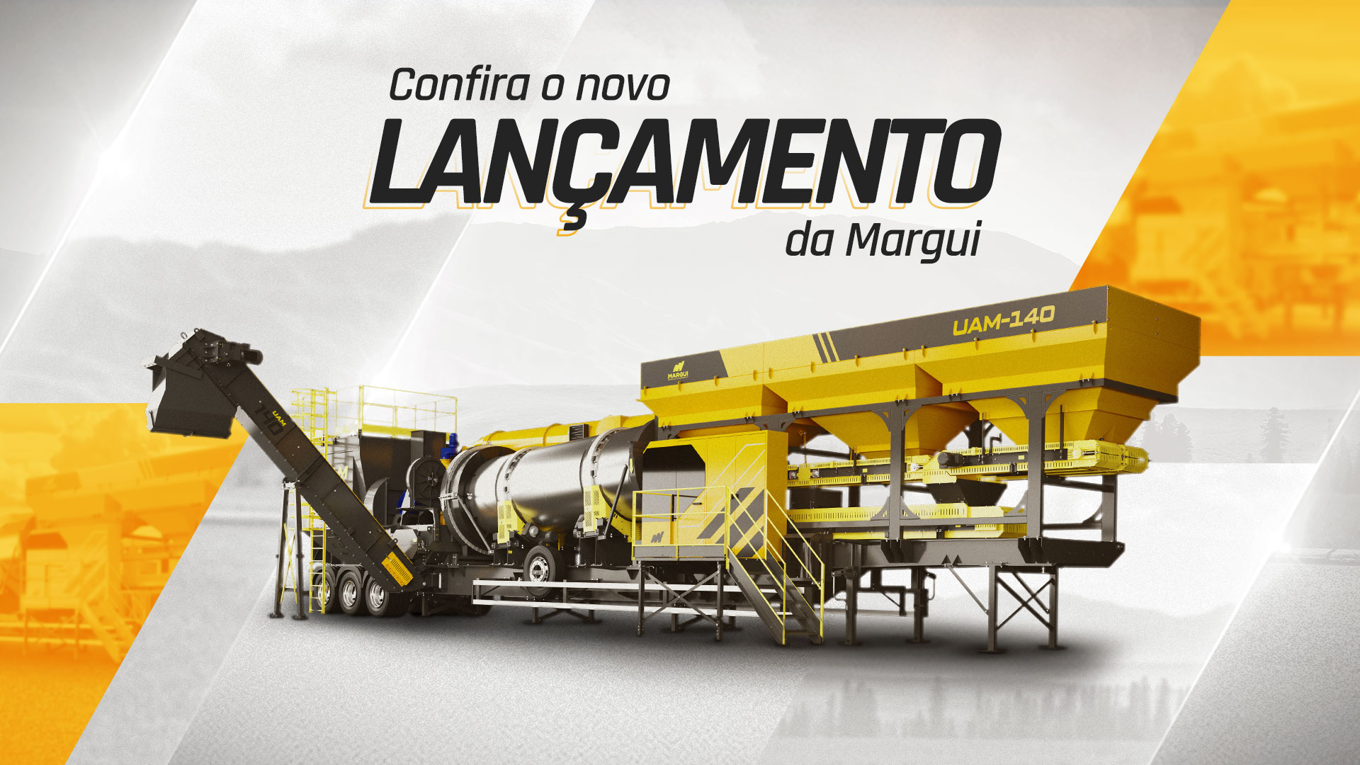 Margui lança Usina UAM 140 Ton/h durante a BES 2023